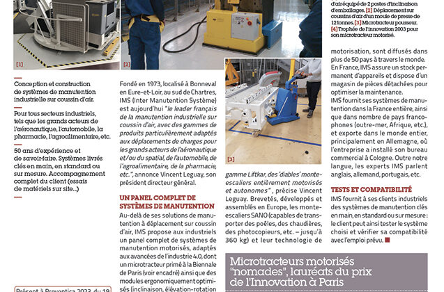 L’Usine Nouvelle mentions IMS